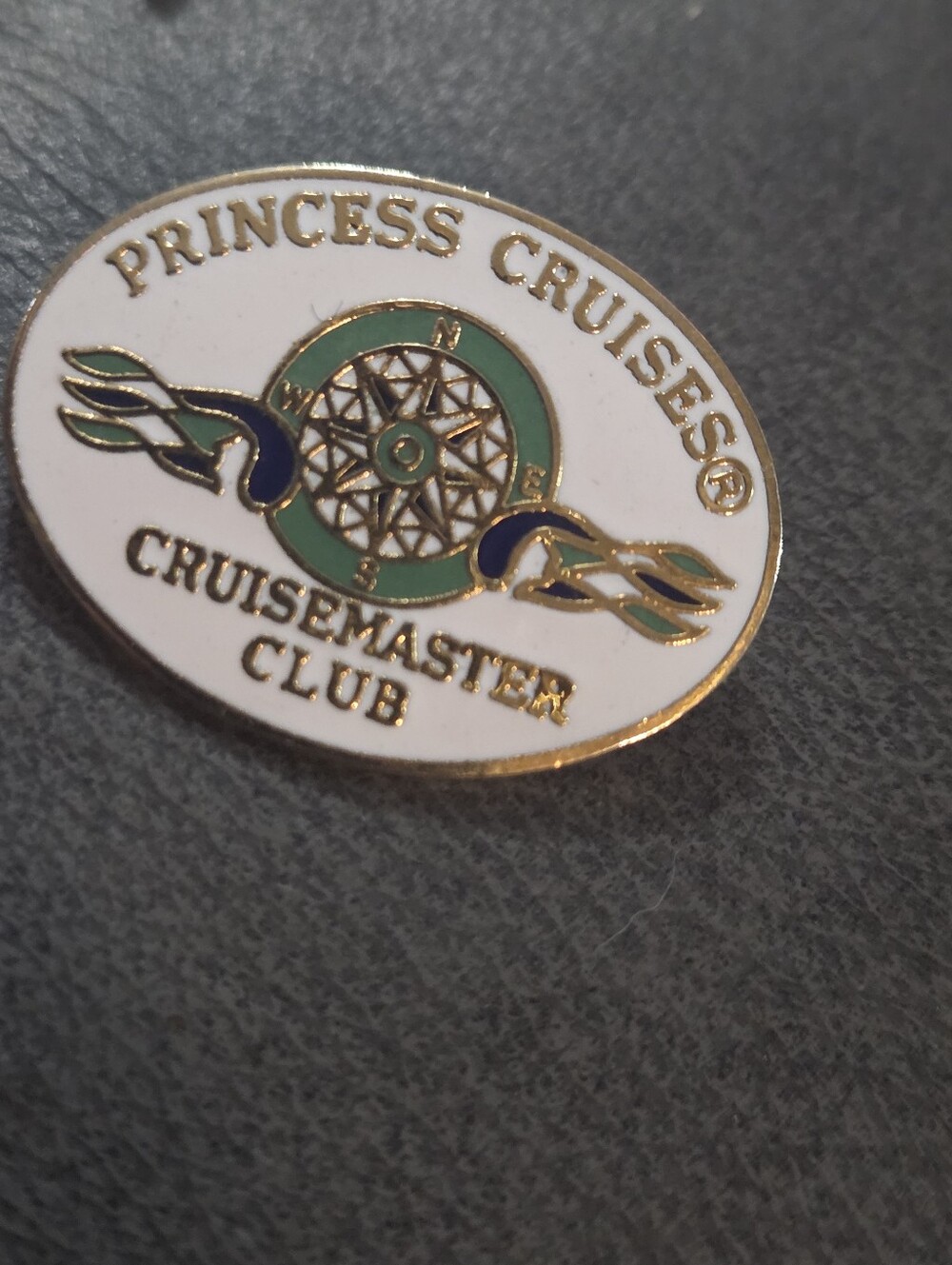 Princess Cruises Vintage Lapel Pin Cruisemasters Club Cruise Ship Souvenir